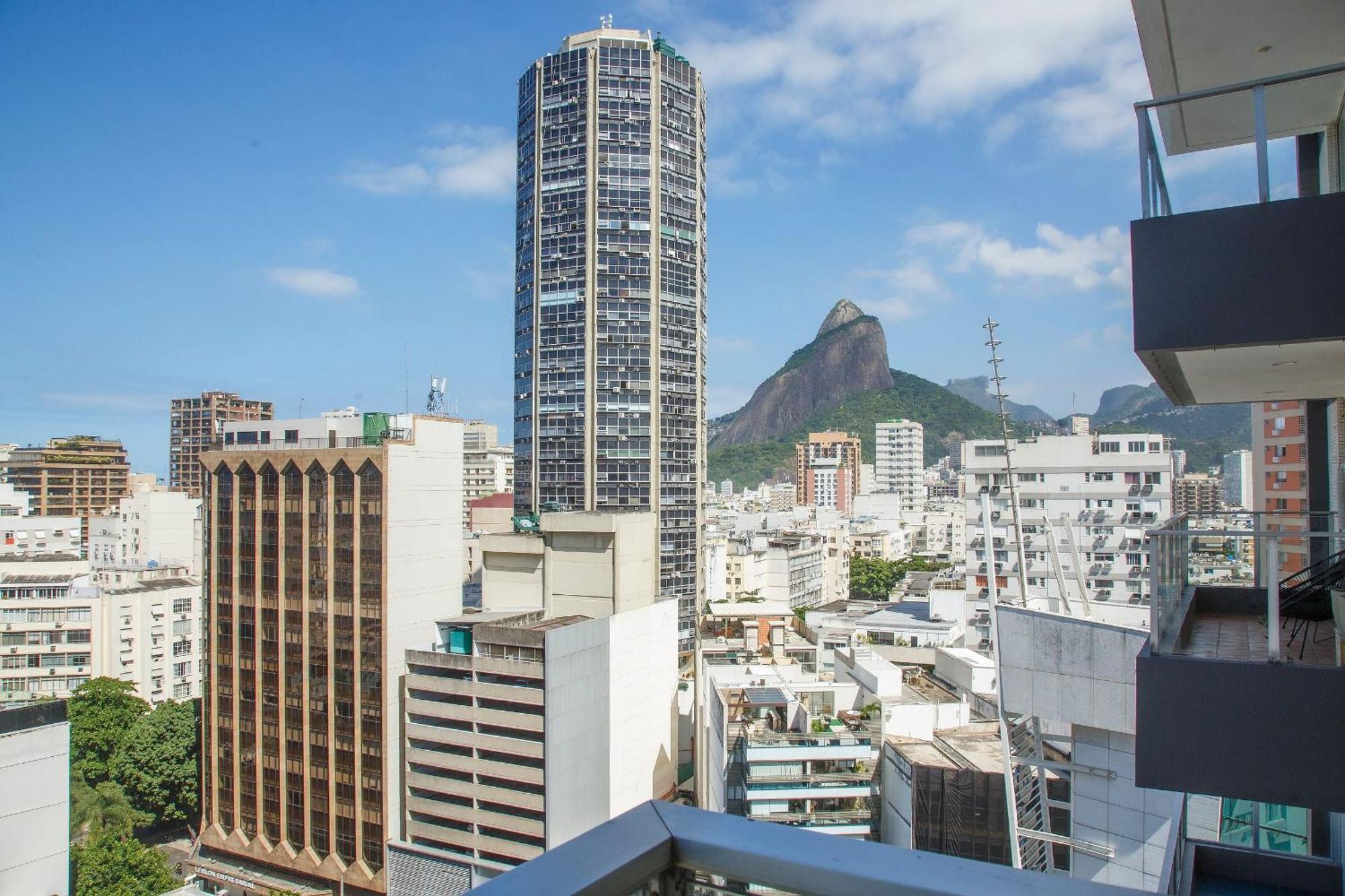 Jumpinbed - Leblon Flat Service - Sala E Quarto Com Varanda E Vista Do Mar. Rio de Janeiro Exterior foto