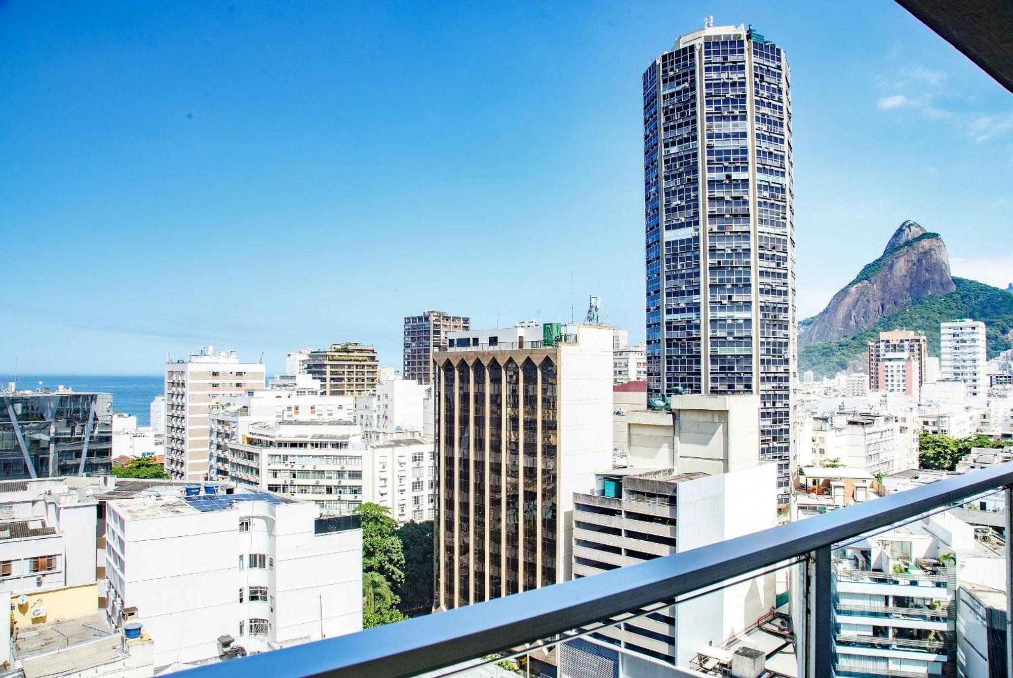 Jumpinbed - Leblon Flat Service - Sala E Quarto Com Varanda E Vista Do Mar. Rio de Janeiro Exterior foto